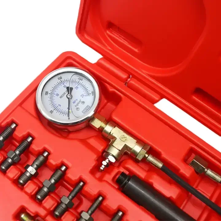 22PCS Automobile brake oil pressure gauge anti-lock brake pressure test tool front and rear brake detection