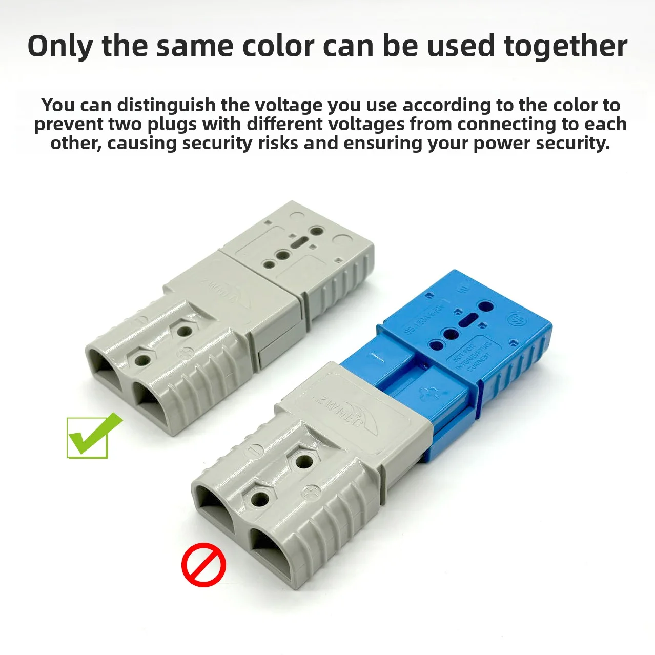 50A 10awg/120A 8awg 1to2 الفاصل 30 سنتيمتر سلك موصل عالية الحالي البطارية الشمسية تمديد كابل شحن #2