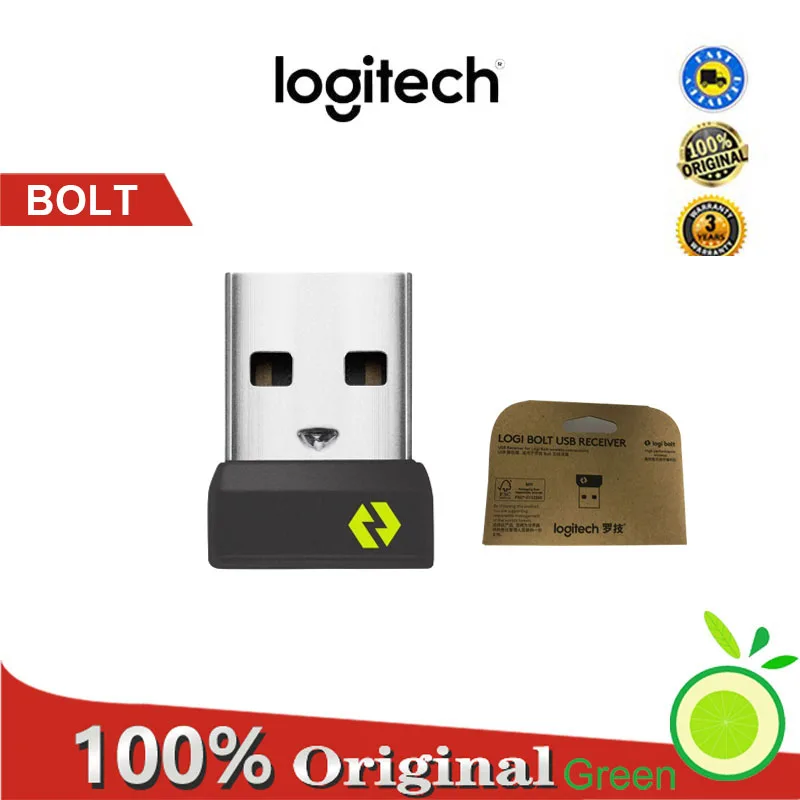 Original Logitech Logi Bolt USB Wireless Receiver Dongle Secure Multi-Device 100% Original