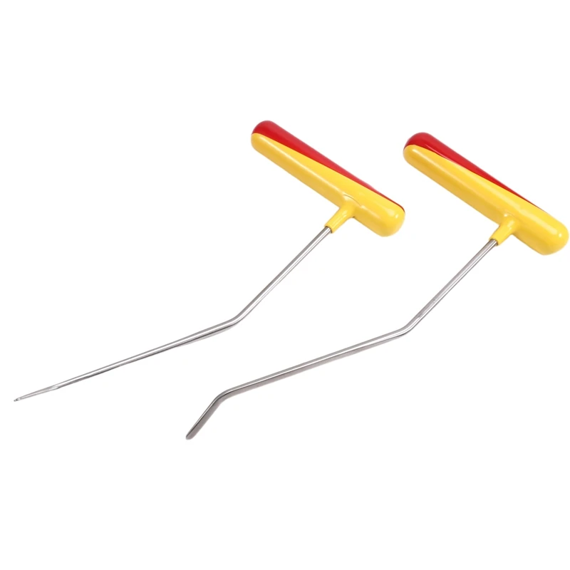 

Car Dent Repair Rods Dent Remover Hook Tool Stainless Steel Repair Tool Car Automotive Body Dent Repairing Rod-A22G