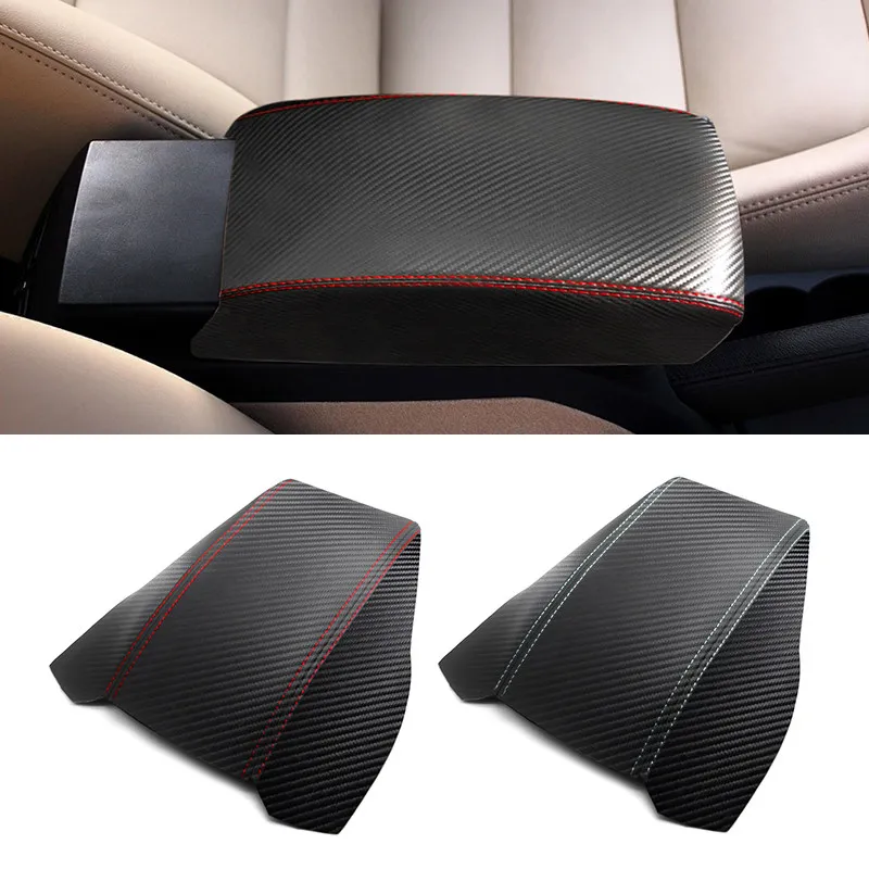 

Для Skoda Octavia 2007 2008-2014 углеродное волокно текстура микрофибра кожа интерьер автомобиля центральный подлокотник коробка крышка наклейка отделка