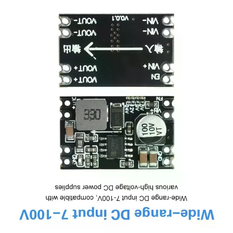 Voltage Conversion Modules DC-DC 6V-100V To 5V/9V/12V/24V Fixed Output Voltage Step Down Power Module