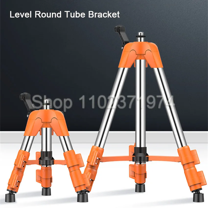 Universal Adjustable Stainless Steels Tripod Stand 1.5M/1.2M/0.45M with Bubble Level for Automatic Self Leveling Laser Level