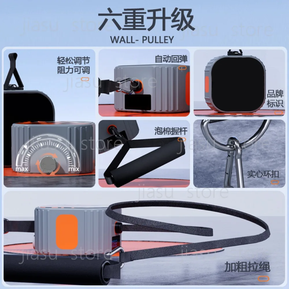 Multifunctional Fitness Pump Strength Resistance Training Puller Dumbbell Rowing Machine Exercise Chest Comprehensive Fitness