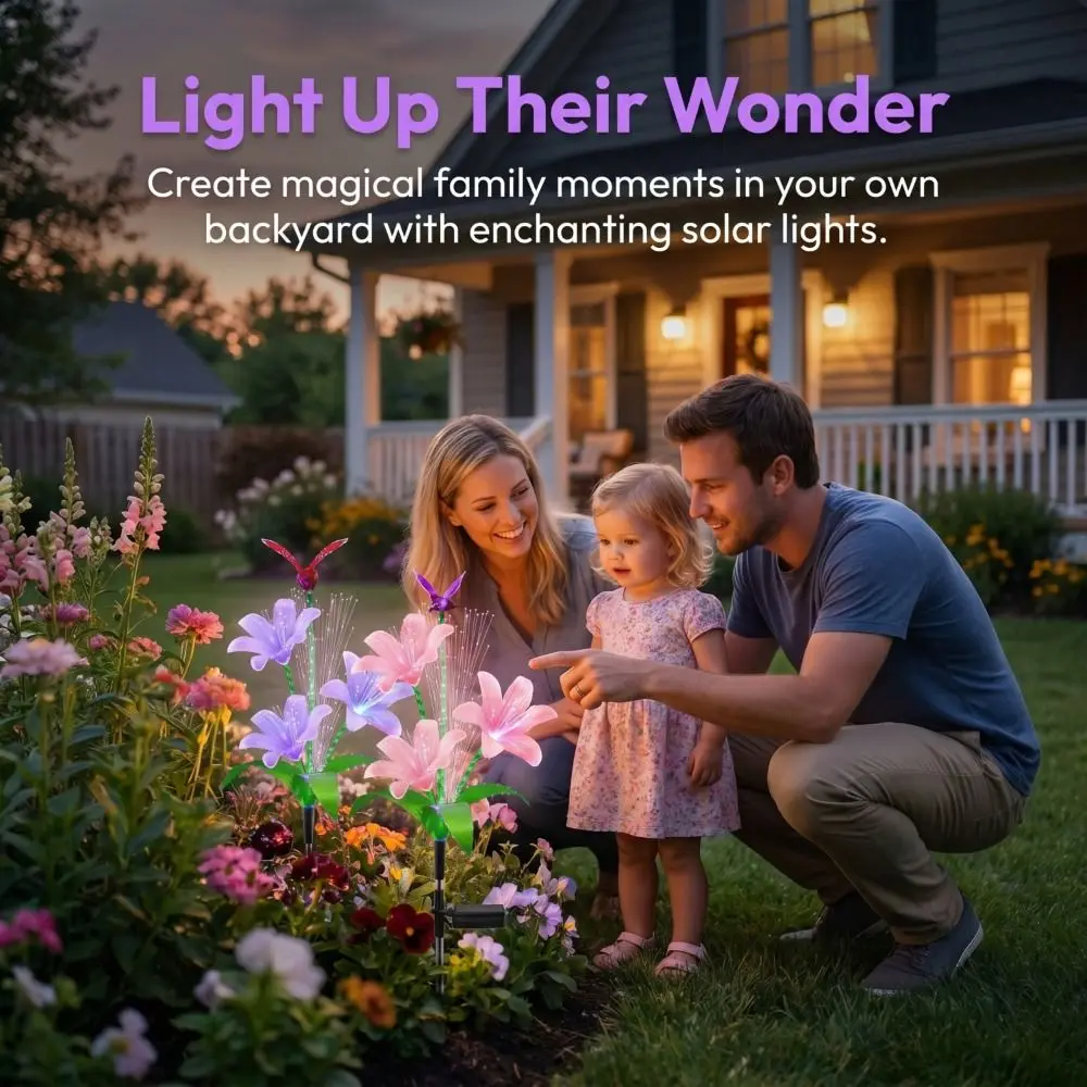 Solar Energy Solar Courtyard Lamp Fiber Optic Lawn Decoration LED Lawn Lamp Courtyard Atmosphere LED Light