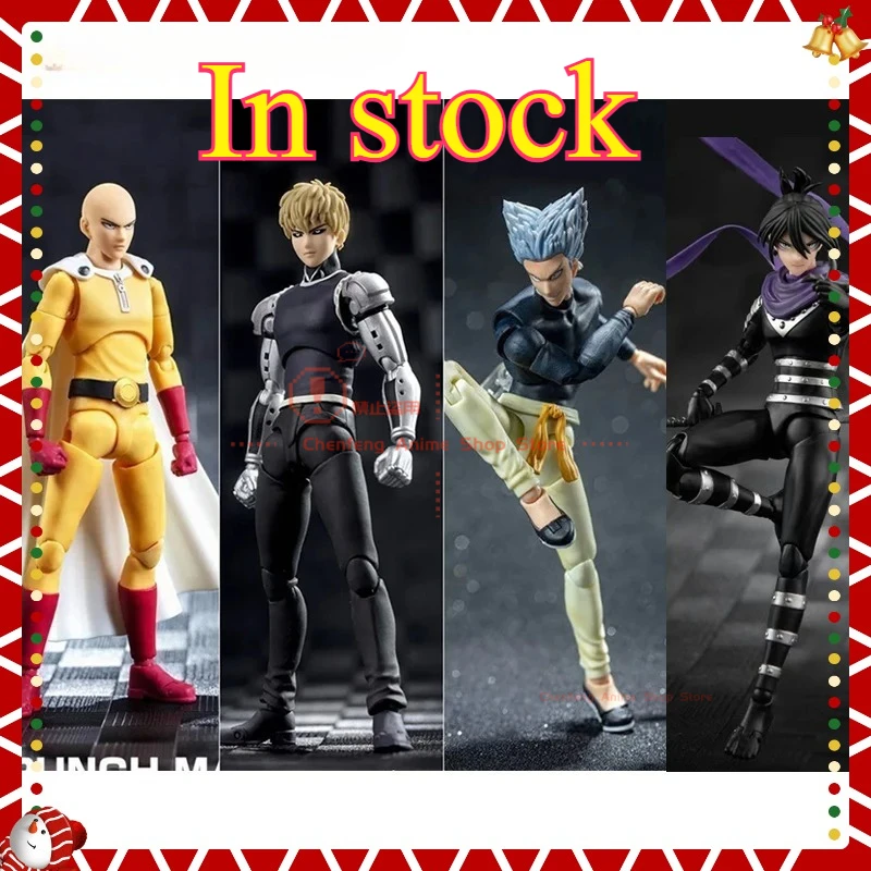 أنيمي لاند داسين/ألعاب رائعة/GT One Punch Man Saitama Genos Garou Sonic 1/12 14 سنتيمتر/5.5 بوصة SHF/S.H.F PVC عمل نموذج لجسم
