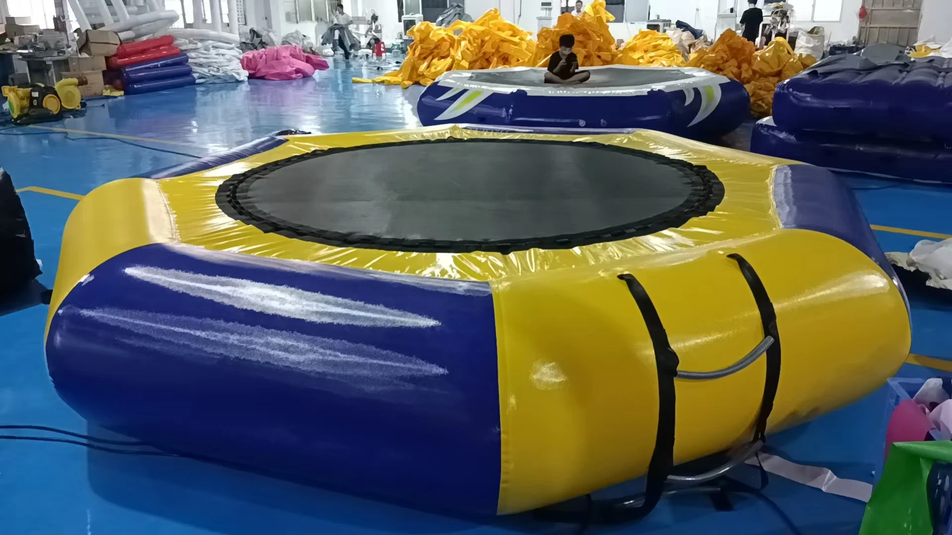 Inflatable Water Bouncer Splash Padded Water Trampoline