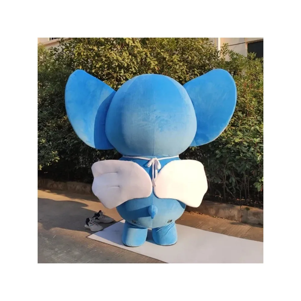 Inflatable Giant Flying Elephant Mascot Costume Adult Halloween Event Suit No Battery No Charger
