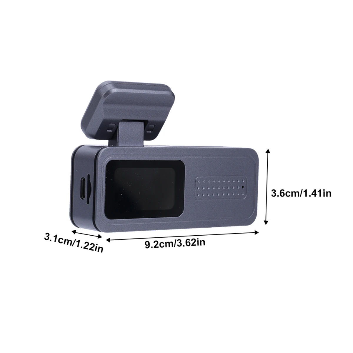 Cámara para Auto con Control por Aplicación, Incluye Tarjeta de 32 GB, Visión Nocturna, Sensor G, Modo de Estacionamiento 24H, Mini Dashcam Frontal 1080P, WiFi 2.4G