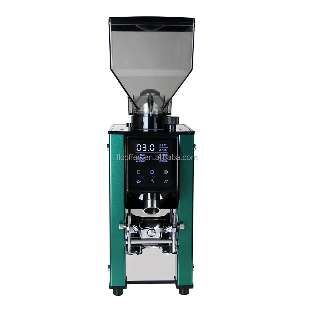 2023 One Button Grinding Coffee Grinder Espresso Bean Machine For Sale Automatic Coffee Bean Grinders Electric Stainless Steel