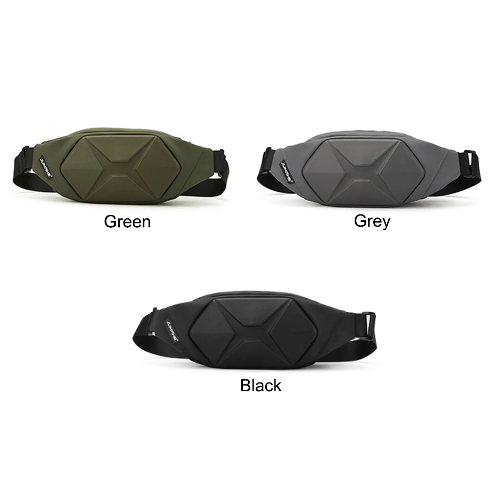 Hard Shell Casual Waist Bags Anti-Theft Men Male Shoulder Bag Adjustable Safe Multifunctional Portable for Hiking Mountaineering