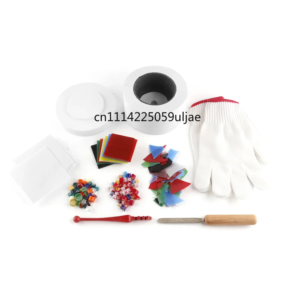 Large Microwave Kiln Professional DIY Glass Jewelry, Glass Fusing Melting Jewelry Making Ceramic Kiln for Home Use, Beginners Ma