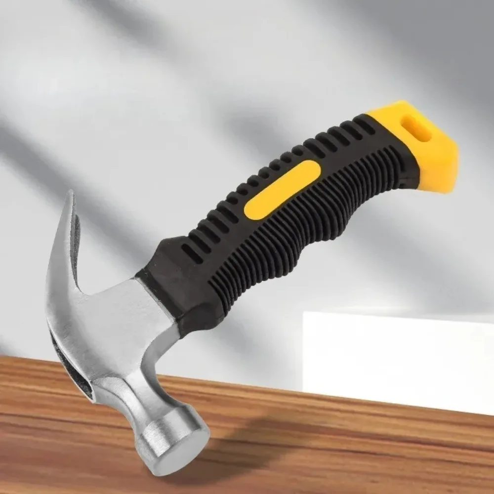 160mm Home Multifunctional Mini Ramshorn Hammer Engineering Handle Lightweight Portable Carpentry Window Breaking Hand Tools