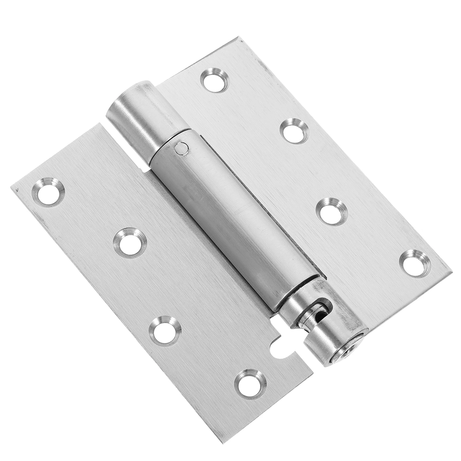 

1 Set Self Closing Door Hinges Heavy Duty Stainless Steel Automatic Hinge For Bathroom Laundry Room Fire Door Strong Durable