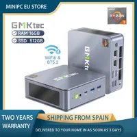 GMKtec G6 Mini PC AMD Ryzen 3 5425U Windows 11 Pro Mini PC DDR4 16GB RAM 512GB Desktop Computer Dual 2.5G RJ45 WiFi6E BT5.2