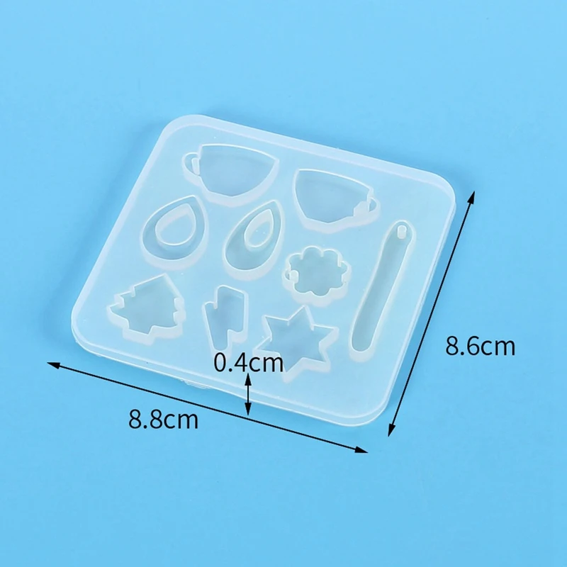 DIY Earrings Resin Mold Handmade Dangle Eearrings Silicone Mold UV Epoxy Moulds For Jewelry Making Tools