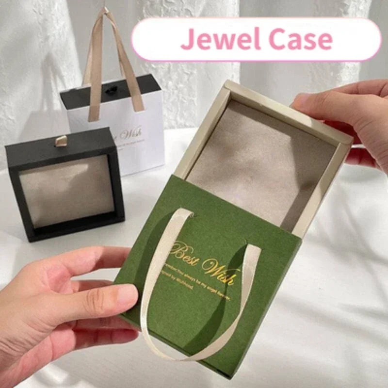 Drawer Style Jewelry Case Necklace Earring Jewelry Organizer Bracelet Box