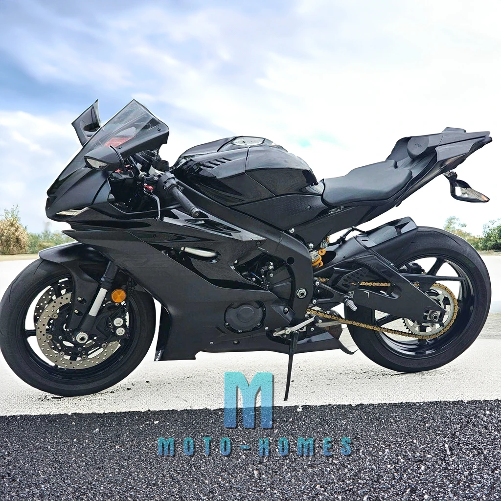 

Customized Fairing Set for 2017 2018 2019 2020 2021 R6 Yamaha YZF R6 17-23 ABS 100% Injection Motorcycl Bodywork Full Black