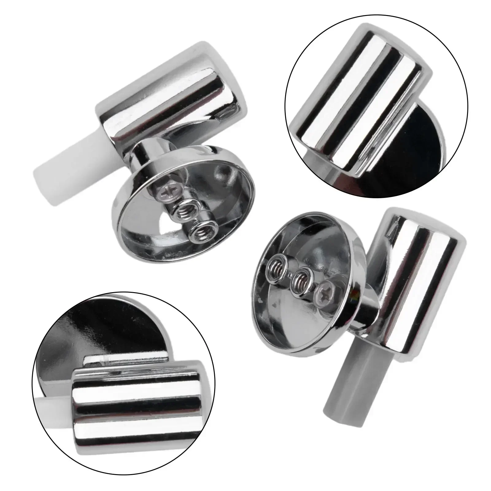 2pc Toilet Seat Hinge Toilet Soft Close Hinge Replacements Toilet Cover Cover Mounting Fixed Joint Parts