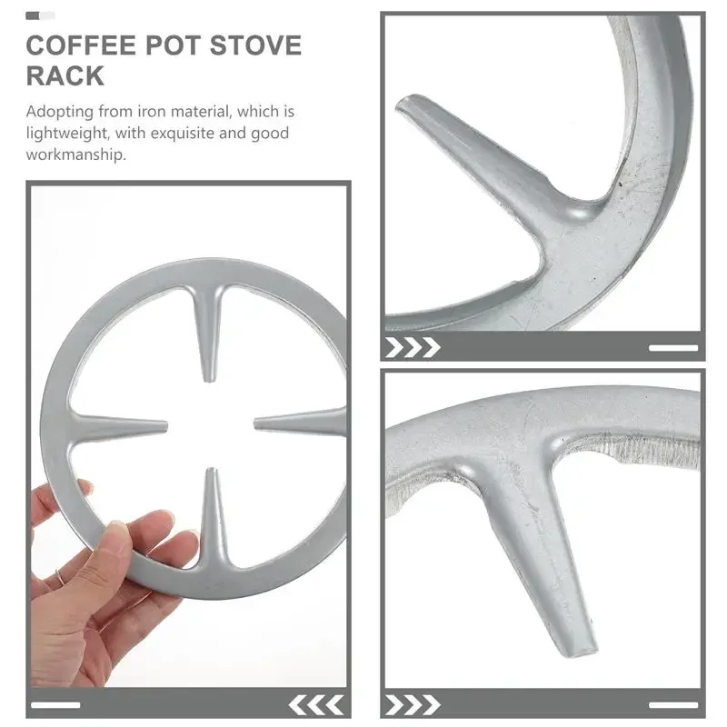 Reducer Rack Coffee Pot Gas Stove Holders Nonslip Stand Iron Wok Pan Pot Support Rack Stand Kitchen Gadget Ring Thicken Racks