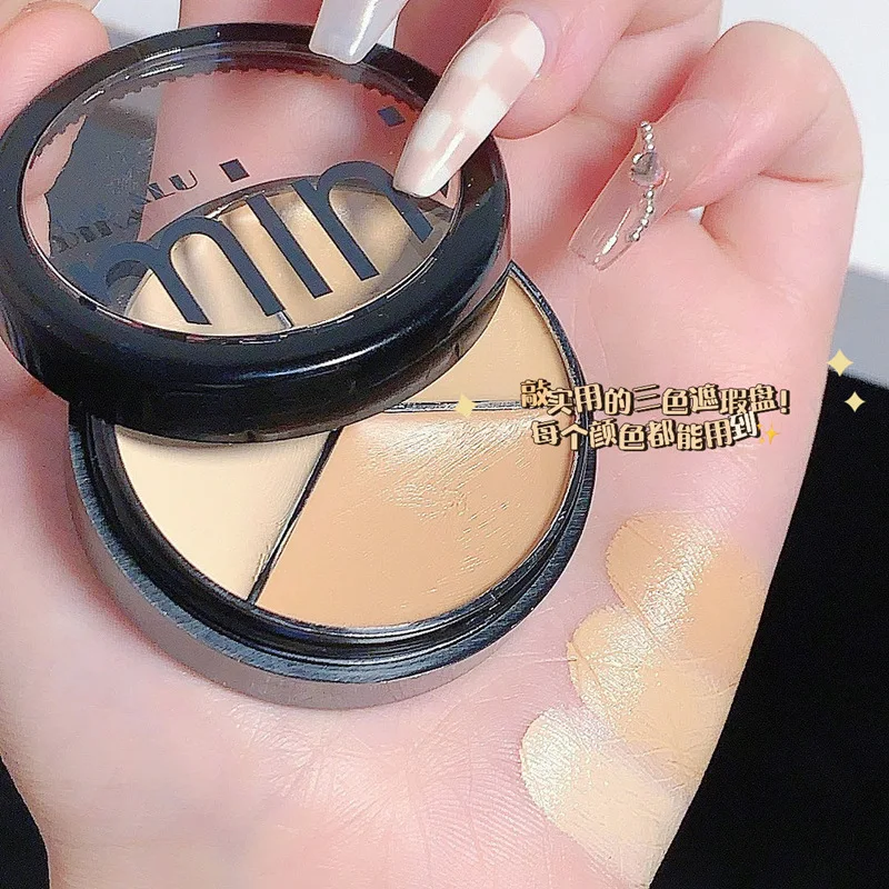 

Light Shadow CP Combo Concealer Palette 3 Colors For Face Spots Acne Pimple Dark Circles Tear Trough Waterproof Long Lasting