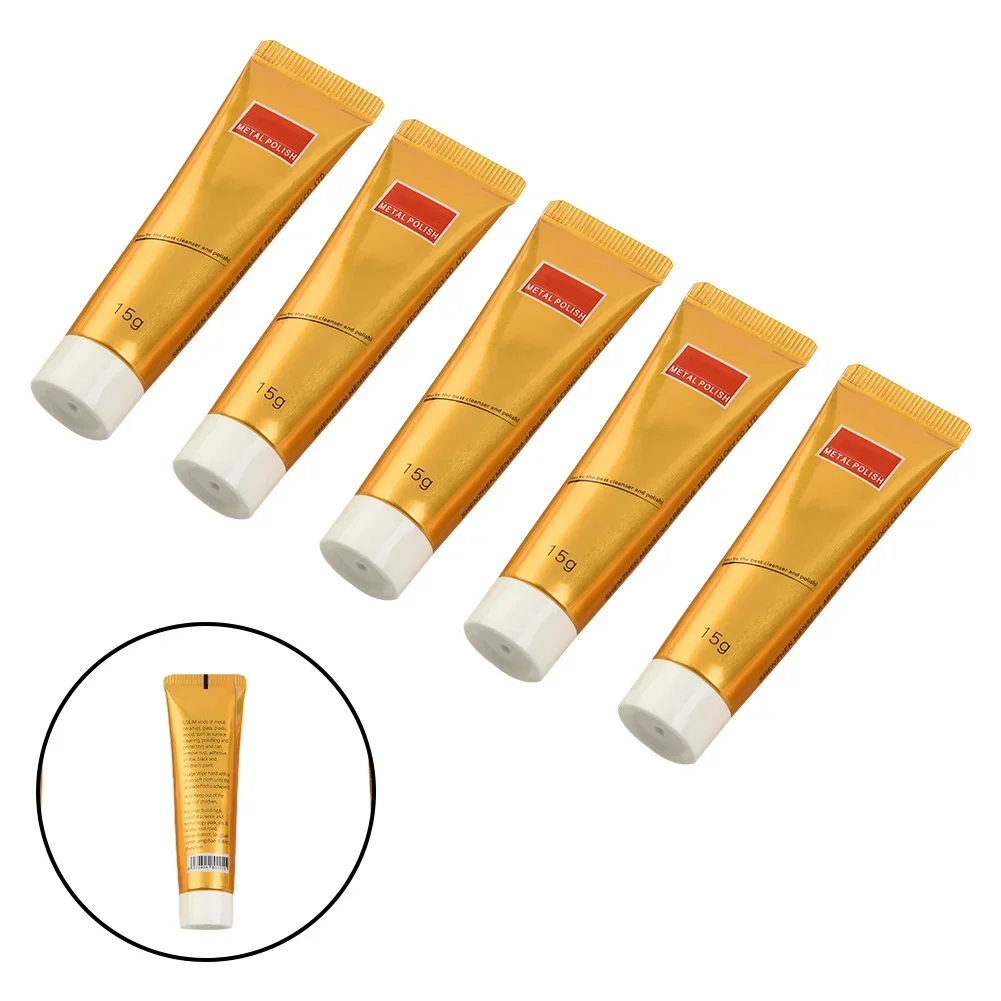 5pcs 15g Metal Polishing Cream Multifunctional Cleaning Cream Rust Remover Ceramics Wood Home Power Air Tool Accessories