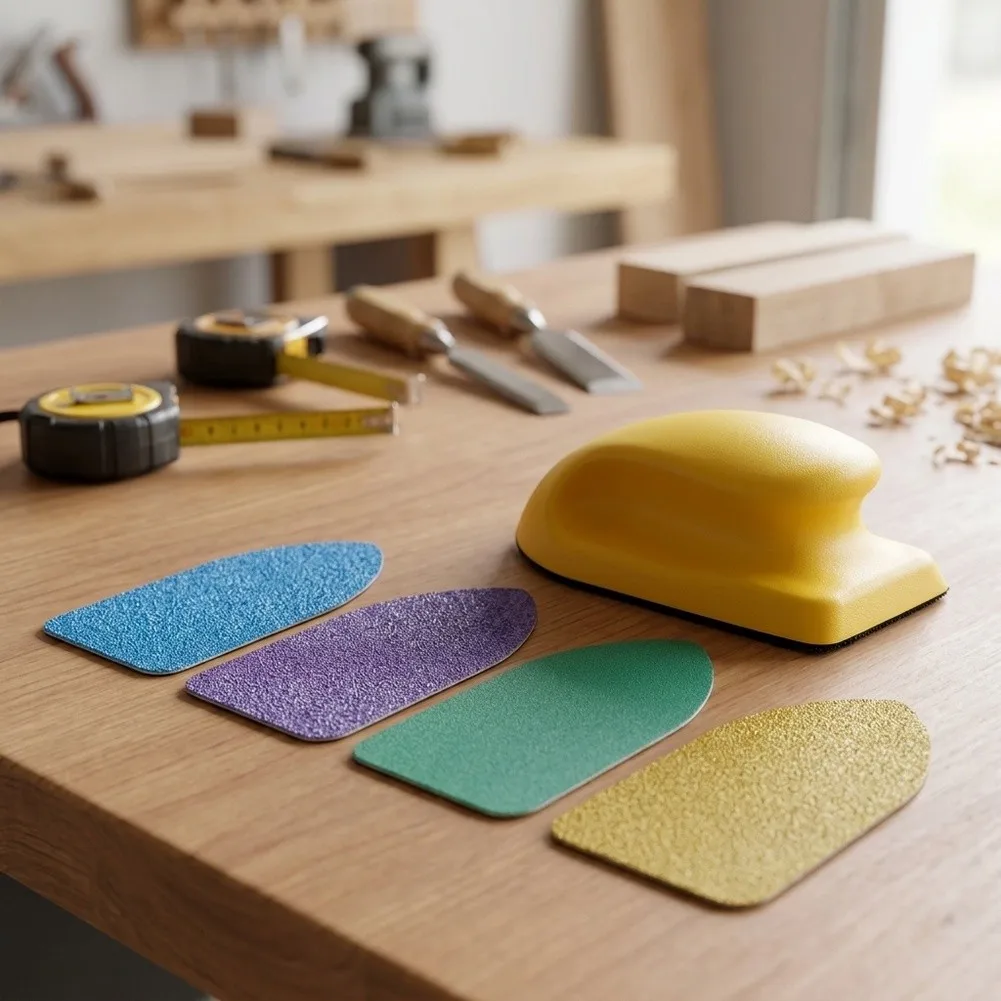 Sandpaper Discs with Rocket Head Design for Balanced Force Application and Reduced User Strain During Extended Use