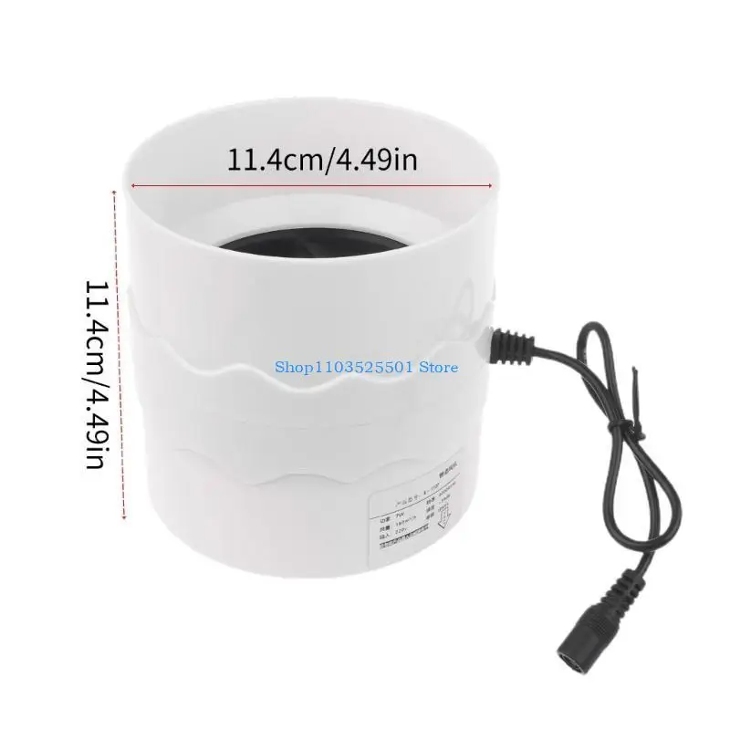 4.3 بوصة 4000 دورة في الدقيقة مضمنة القناة مروحة التهوية HVAC تنفيس منفاخ للزراعة المائية تنمو خيمة النازع التهوية 400D