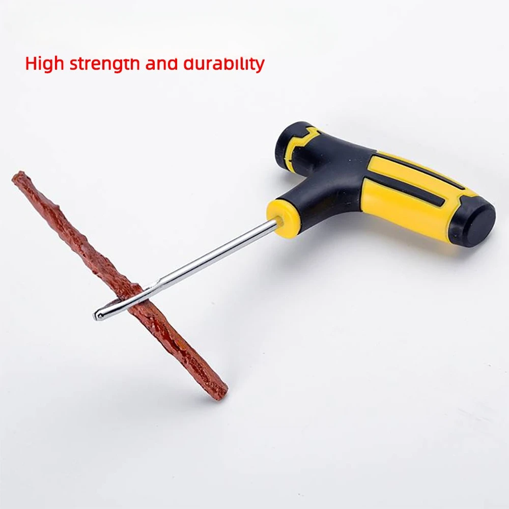 

Набор инструментов для ремонта шин для грузовика, мотоцикла, автомобиля с полосками, набор заглушек для проколов бескамерных шин