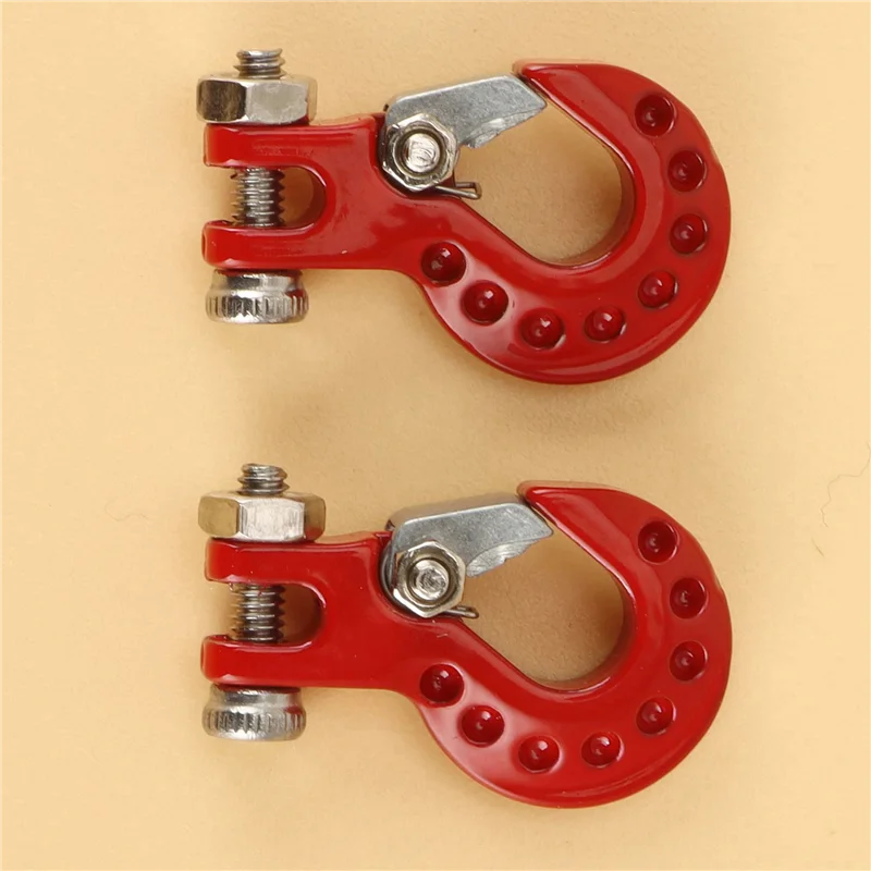 6 قطعة خطاف مقطورة معدني ونش هوك الديكور ل 1/10 RC الزاحف سيارة محوري SCX10 Traxxas TRX4 RC4WD D90 ترقية أجزاء ، 1