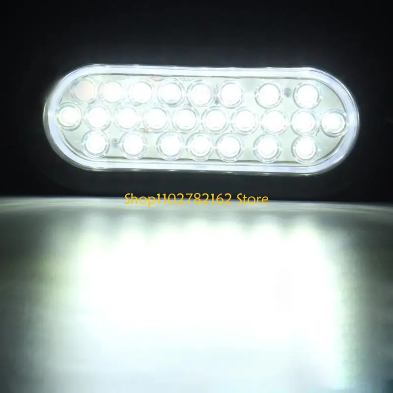 

547B Tail Lights Lamp Pack of 2 24LED Recessed Design Suitable for Towing Truck & Trailer Warning Applications Large Vehicles