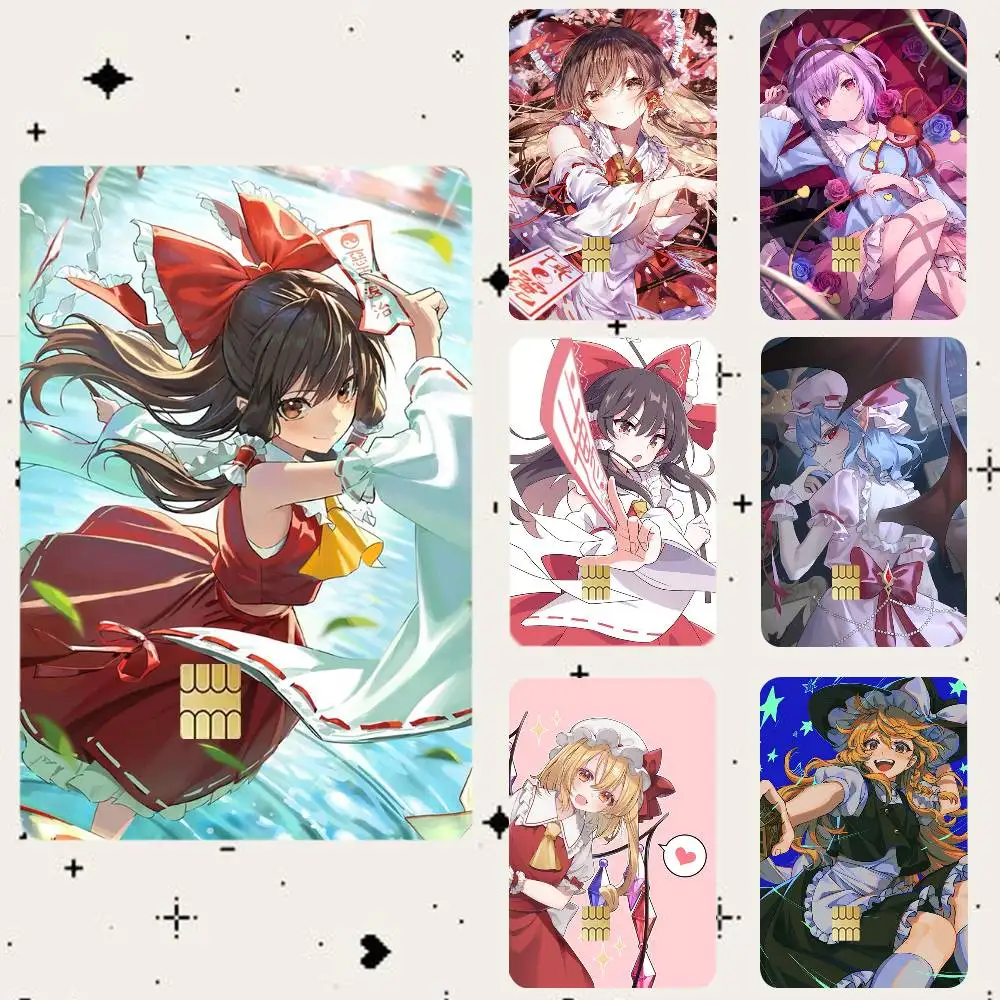 

Anime The T-Touhou HD Waterproof Card Skins Protective Stickers for Credit Bank Game Cards