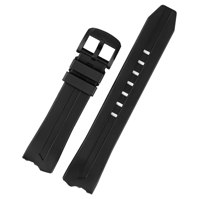 80th Anniversary Rubber Strap For Hamilton Adventure H24585331 H24551331 WaterProof Silicone Watchband Replacement Bracelet 20mm