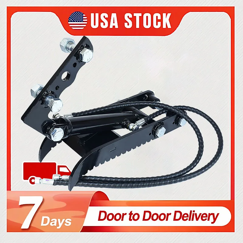 

Hydraulic Thumb Clamp For Mini Excavator, Mini Excavator Attachments - Metal Grab Thumb Clamp With L-Bracket