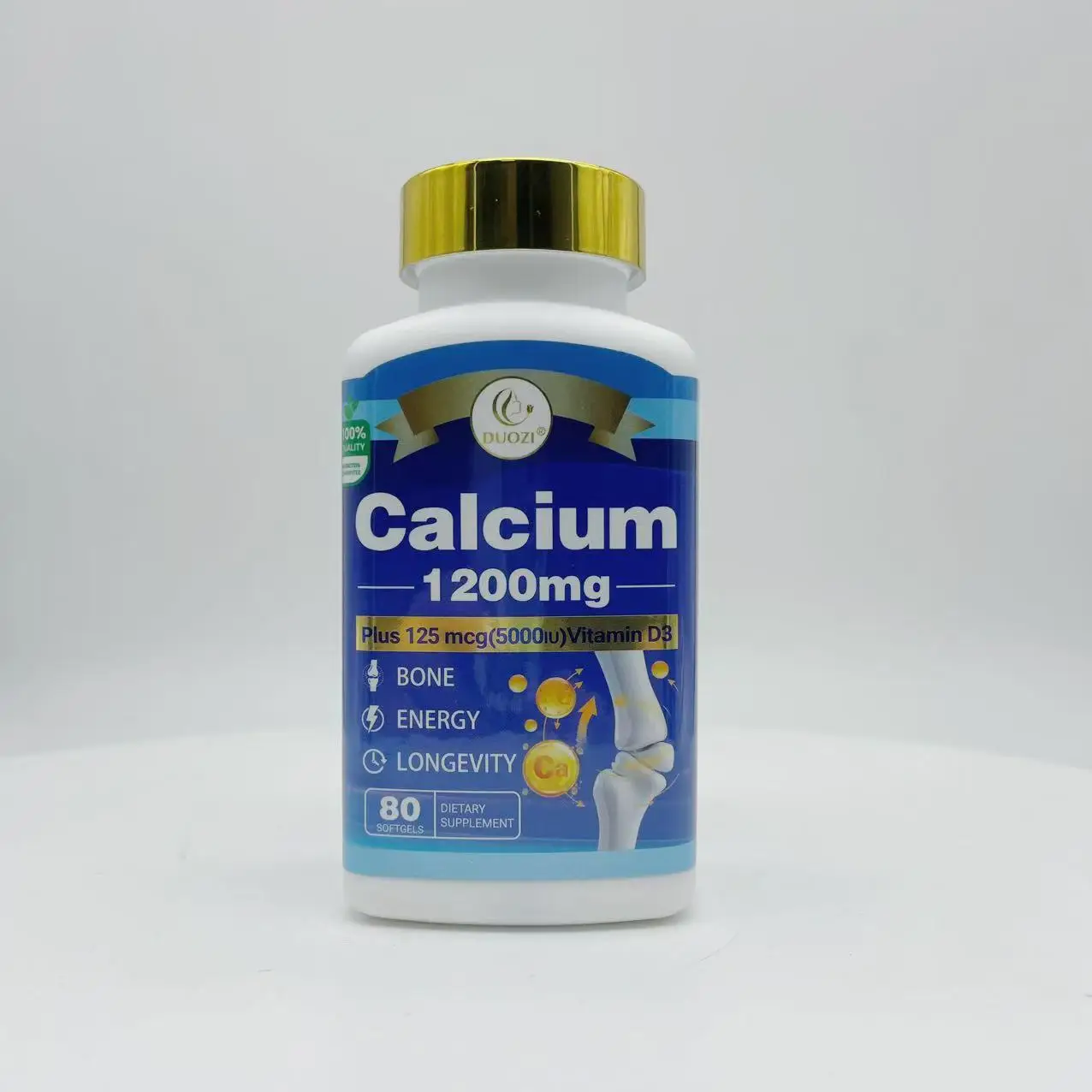 

1 bottle compound calcium capsule containing vitamin D3 for bone nutrition health promotion promoting bone growth development
