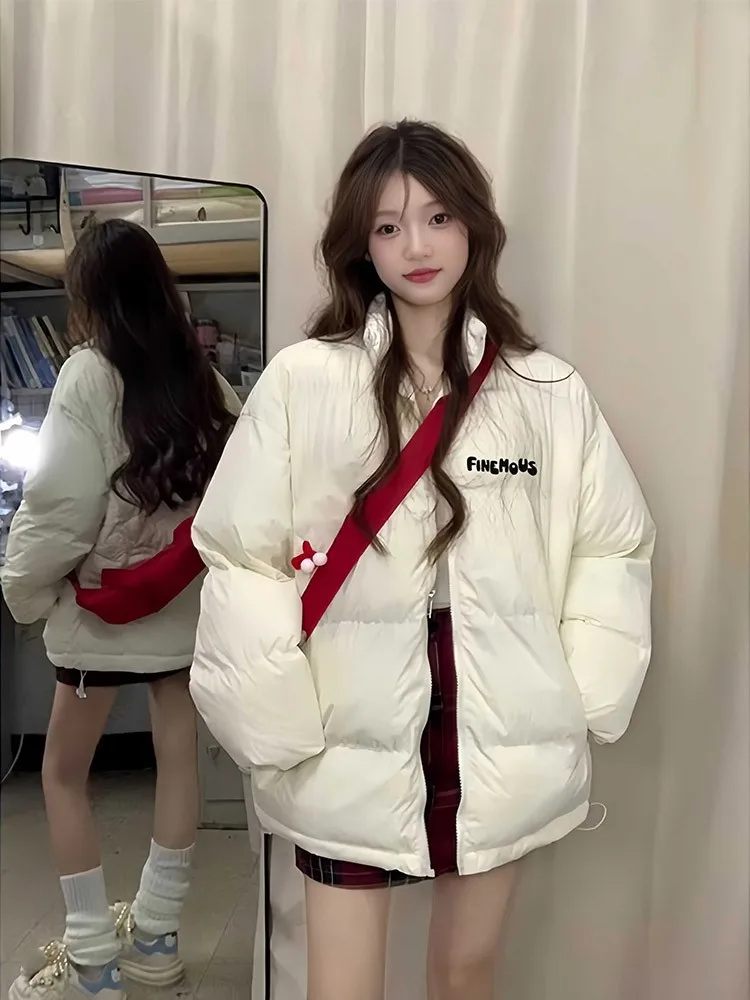 

Parka Original Womens Jacket Elasticated-Waist Embellished-Neckline Engineered-Fit Extended-Size Easy-Fit Elongated-Back Style