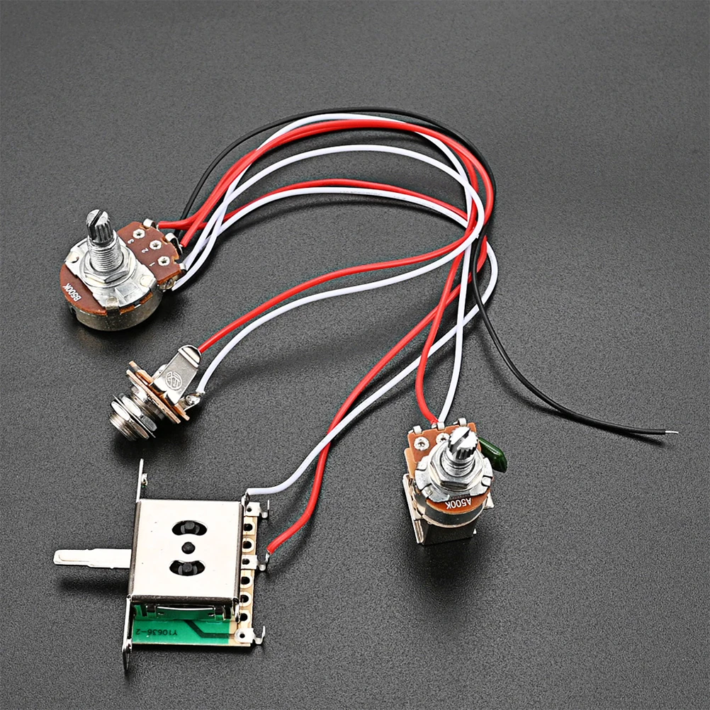 

Guitar Line Switch Switches Guitars Potentiometer Wire for Electric Parts Control Harness Metal