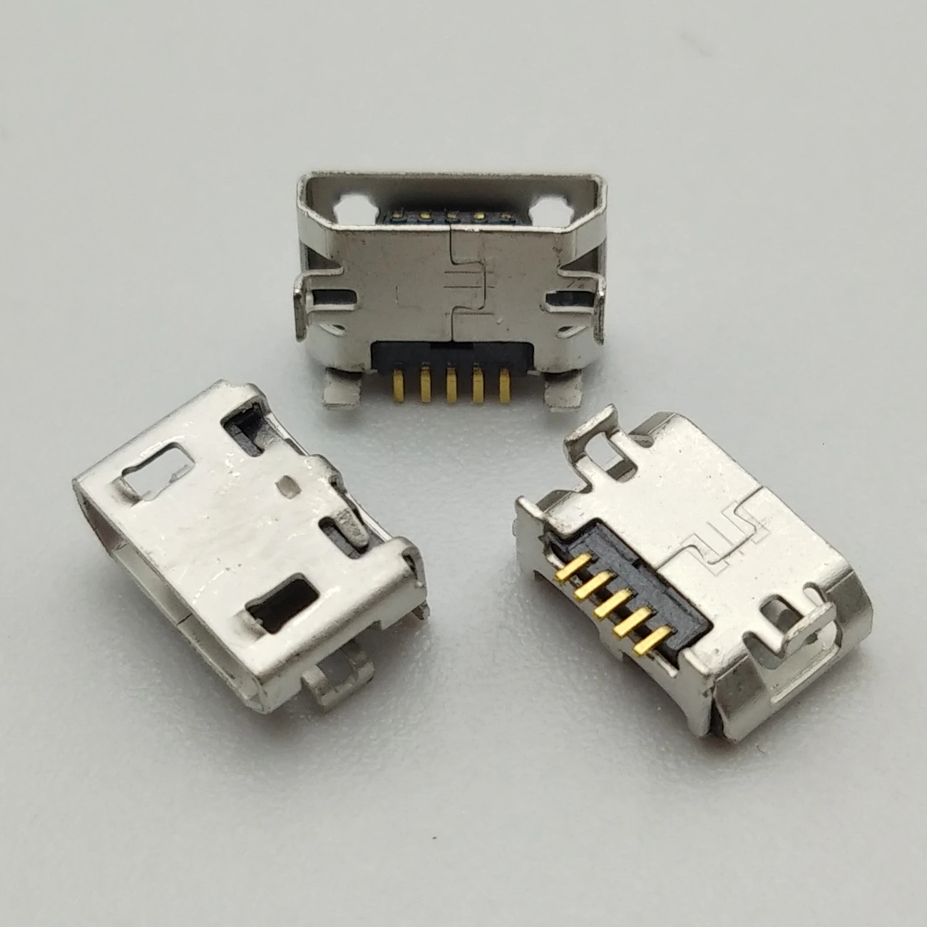 10pcs Micro USB Charger Dock Port jack Plug Ox horn 5pin Connector For Huawei Honor X1 3C G610 G730 G716 P6 G6 C8815 C8800 T850