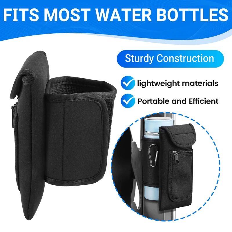 

Magnetic Water Bottle Bag Portable Gym Bottle Pouch with Phone Holder HOT SALE