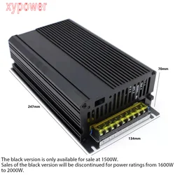 DB DC 24V 83A 2000W Power Supply 62A 60A Transformer 30V 48V 24V 60V 72V 90V 14V 13.8V / Adapter for LED Strip 110 / 220V Motor