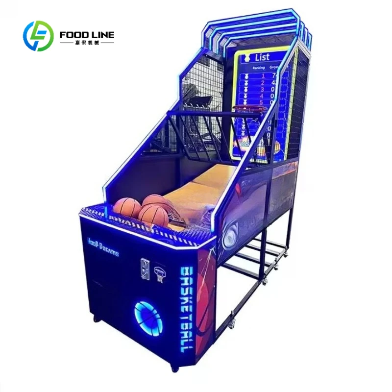 Dynamic shooting basketball game Electronic scoring & screen show HD screen basketball arcade dynamic basketball simulator