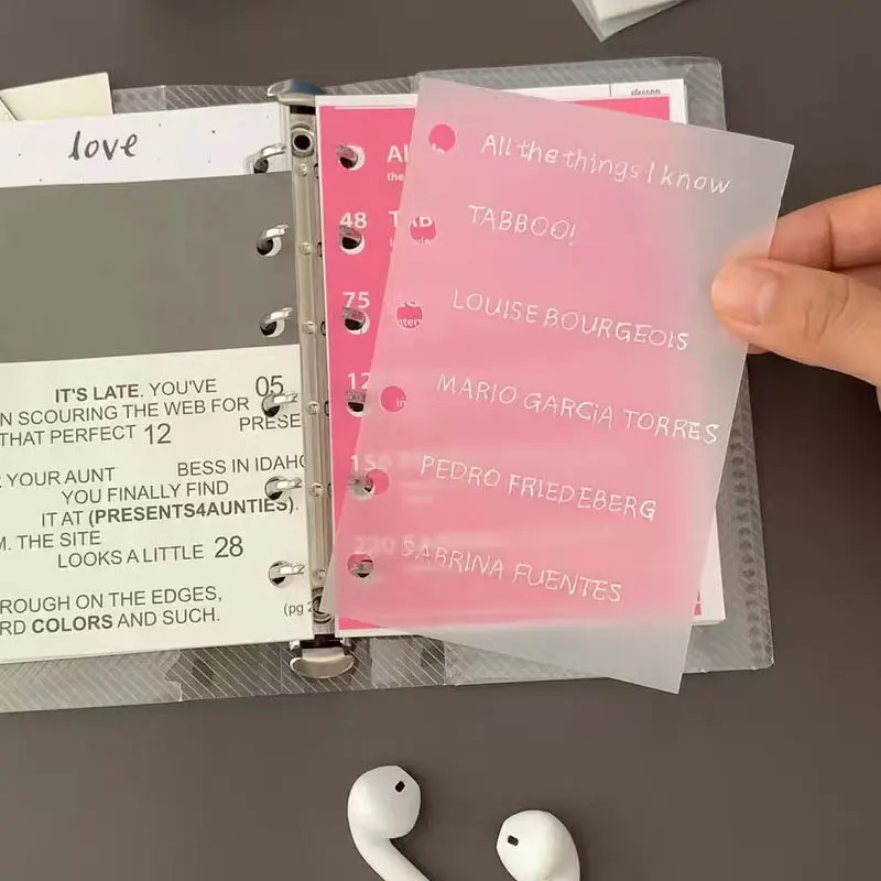 Прозрачные листы для фотоблокнота, 20 листов