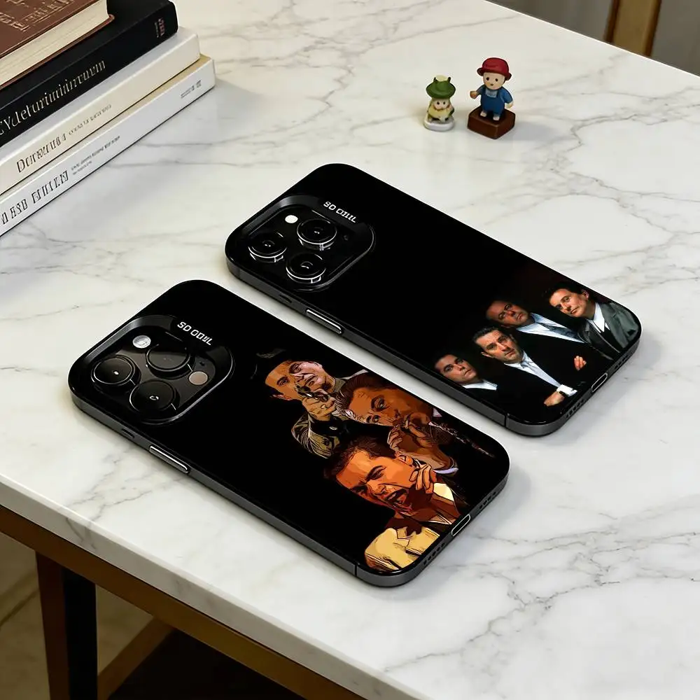 

M-Movie Goodfellas Phone Case For iPhone 17,16,15,14,13,12,11 Plus,Pro Max,XS,Colored Silver Plated Inside Cover