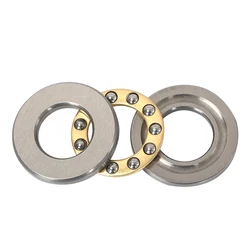 2pcs Plane Axial Thrust Ball Bearing Mini  F2-6M F2.5-6M F3-8M F5-10M F6-12M F7-15M F8-16M F10-18M F12-21M F12-23M 3-in-1