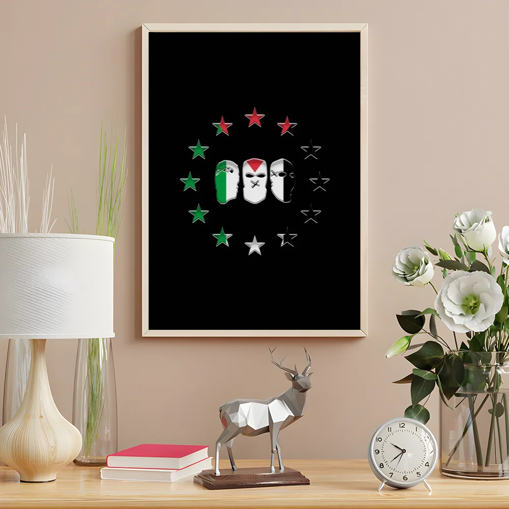 Brand Omerta Maes 47 logo black Poster Wall art print art suitable for living room bedroom bar parlor home decoration gift