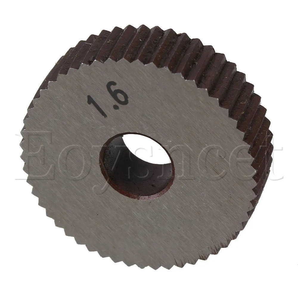 2pcs Knurling Tool Single Straight Wheel Linear Knurl 1.6mm Pitch 8 x 28mm