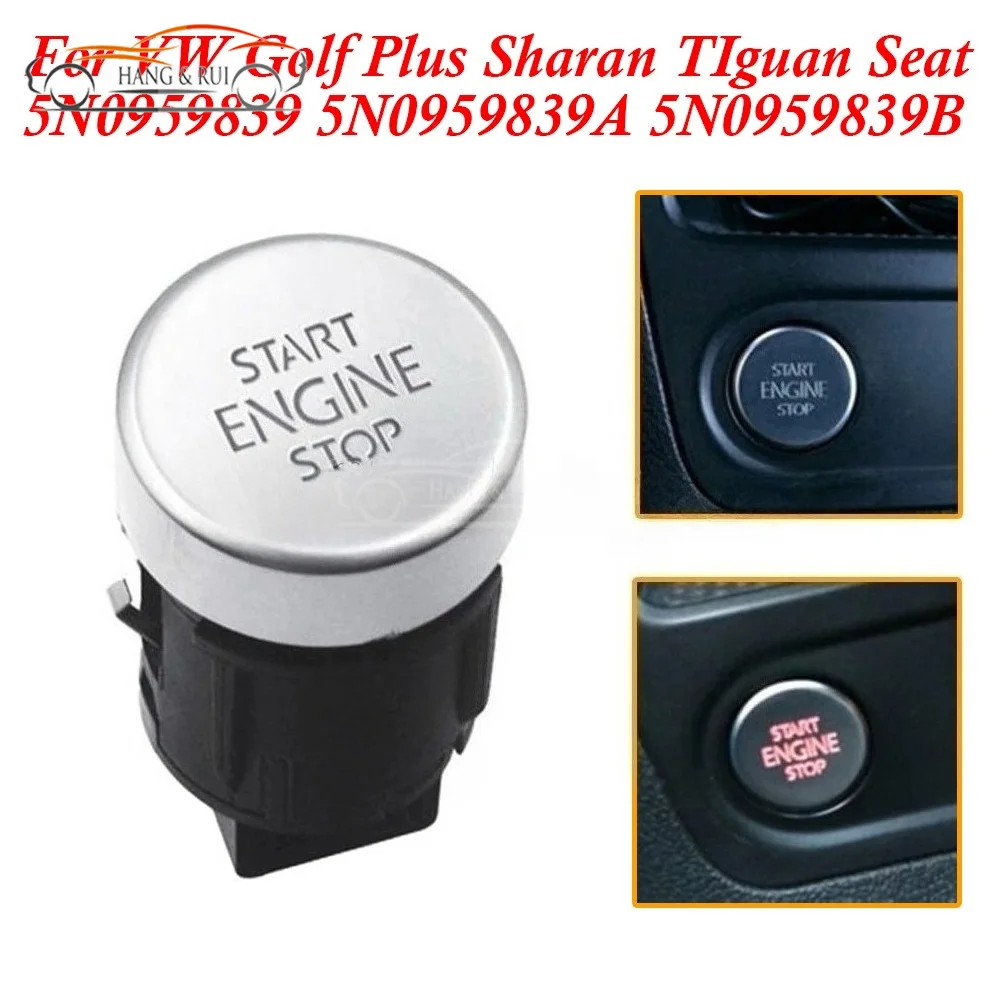 56D959839A Automatic Engine Start Stop Switch Button 5N0959839 5N0959839B For VW Golf Plus Sharan TIguan Seat Alhambra 2008-2021