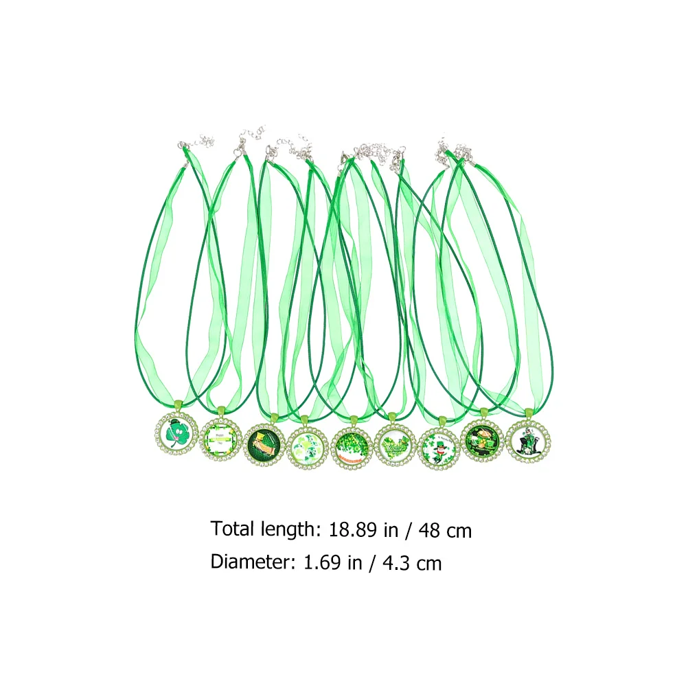

St Patrick's Day Necklace Decorative Chokers Girls Children Necklaces Fashion Accessories Beautiful Jewelry Gift Sweet Style