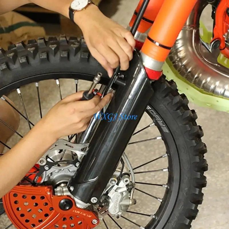 

37JE Motocross Front Fork Guard Guard Covers для CX125 Защитный пластик CVOER