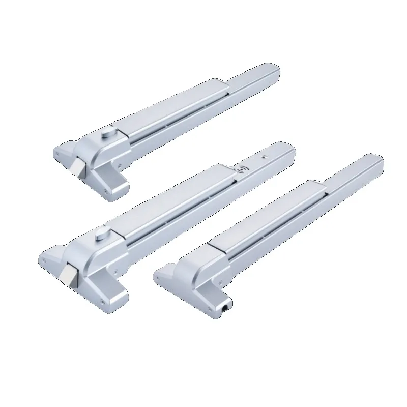 

304 stainless steel fire door lock, fire door lock push rod lock double open with alarm fire escape door lock